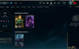 Conta LOL com Rammus Rei e Kayle Juíza