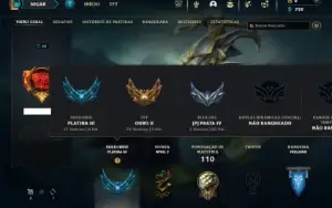 Platina 3 com 51 Champs e 16 Skins + 2 Fragmentos