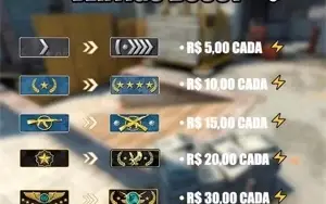 CSGO MM PATENTE BOOST UP RAPIDO & SEGURO!