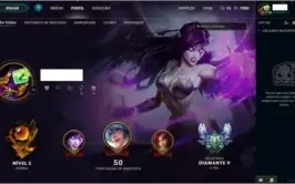 Conta lol Diamante V League of Legends