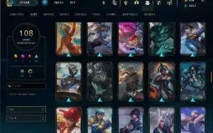 Conta Lol + valorant com skins
