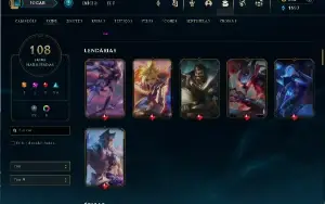 Conta Lol + valorant com skins