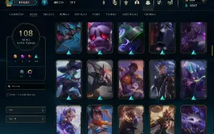 Conta Lol + valorant com skins