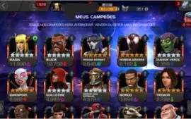 conta marvel torneio de campeoes ..top/milionária