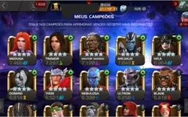 conta marvel torneio de campeoes ..top/milionária