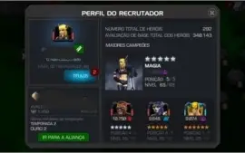 conta marvel torneio de campeoes ..top/milionária