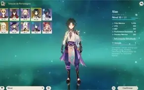 Genshin Impact AR17 Xiao +3900 gemas +desejos