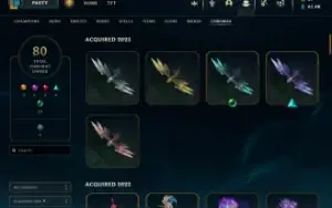 Vendo conta lvl 820 654 skins e muito mais....