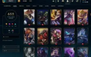 Vendo conta lvl 820 654 skins e muito mais....