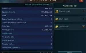 Conta RS3 1800+ Total Level, EOF, Maldições