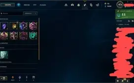Vendo conta Riot LoL e Valorant