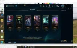 Conta League of Lengends/ Ouro sesson Passada