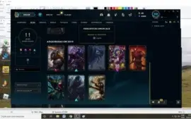 Conta League of Lengends/ Ouro sesson Passada