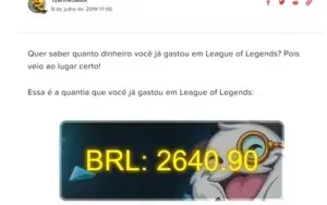 Conta League of Legends - Platina 2