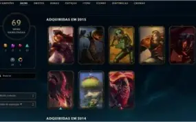 conta de lol gold