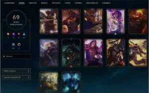 conta de lol gold