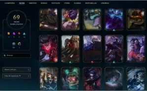 conta de lol gold