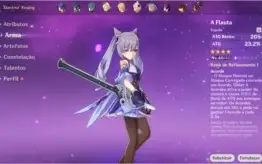 Conta Genshin Impact - Vários personagens Ar 36