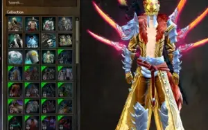 Conta Guild wars 2 com 2 lendárias, mtas skins e todas EXP