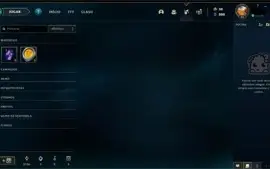 Conta do LOL com skin DJ sona e M7 sem ranque