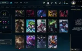 Conta LOL com várias Skins
