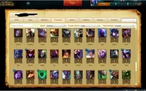 Unranked - Borda Gold 2 - 104 champeoes - 83 skins