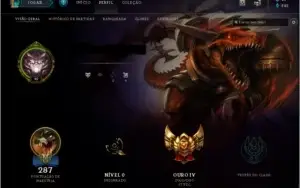 Conta ouro 4 LOL