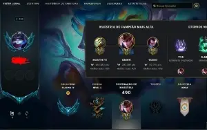 Conta LOL (173 Skins, contendo os eternos)