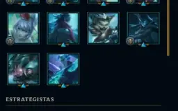 Conta LOL (173 Skins, contendo os eternos)