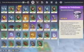 Conta Genshin 12 personagens 5* e 4 arma 5* Top