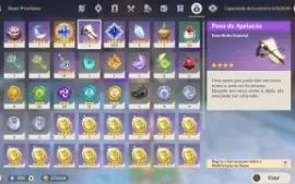 Conta Genshin 12 personagens 5* e 4 arma 5* Top