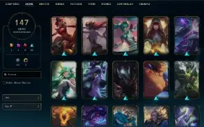 Conta LoL Prata lll - 147 skins