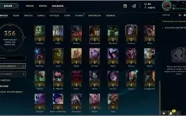 Conta League of Legends Gold/ 75 champs/ 24 skins/ lvl 115