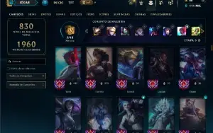 Esmeralda 3 com TODOS os Champs e 251 Skins + 5 Prestigios