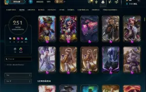 Esmeralda 3 com TODOS os Champs e 251 Skins + 5 Prestigios