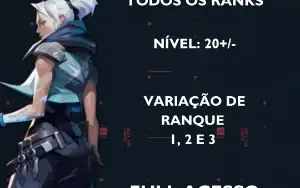 Contas Valorant ⚡Escolha Seu Rank/Unranked⚡