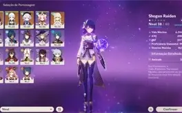 Raiden Shogun + Ayaka + Qiqi C1 (NO GARANTIDO)