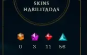 Conta lol plat, com 112 skin-lvl 299, tenho dados de recup.