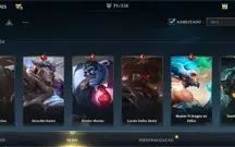 WILD RIFT 71 SKINS;MTS LENDÁRIAS;R$1750 GASTOS+CONTA LOL PC