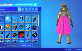 Conta de fortnite com muitas skins e salve o mundo