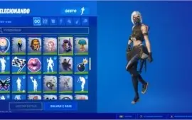 Vendo a conta de , fortnite porque já ,não jogo.
