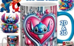 Pack Sublimação Para Canecas + De 100.000 + Divertidamente 2