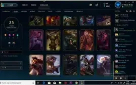 Conta LoL com skins