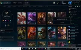 Conta LoL com skins
