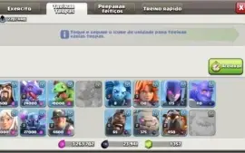 Conta CLASH OF CLANS CV 10 - LVL 115