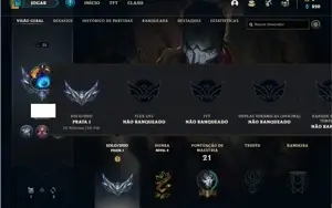 Conta prata 1 com 28 Champs e 6 Skins - EMAIL NÃO CONFIRMADO