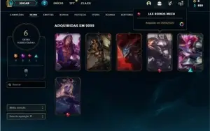 Conta prata 1 com 28 Champs e 6 Skins - EMAIL NÃO CONFIRMADO