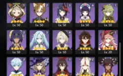 GENSHIN IMPACT - AR58, 18T5 Arlecchino, Ganyu, Yelan, Furina