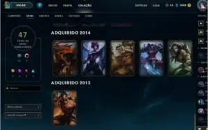 Conta Platina V League of Legends