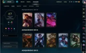 Conta Platina V League of Legends